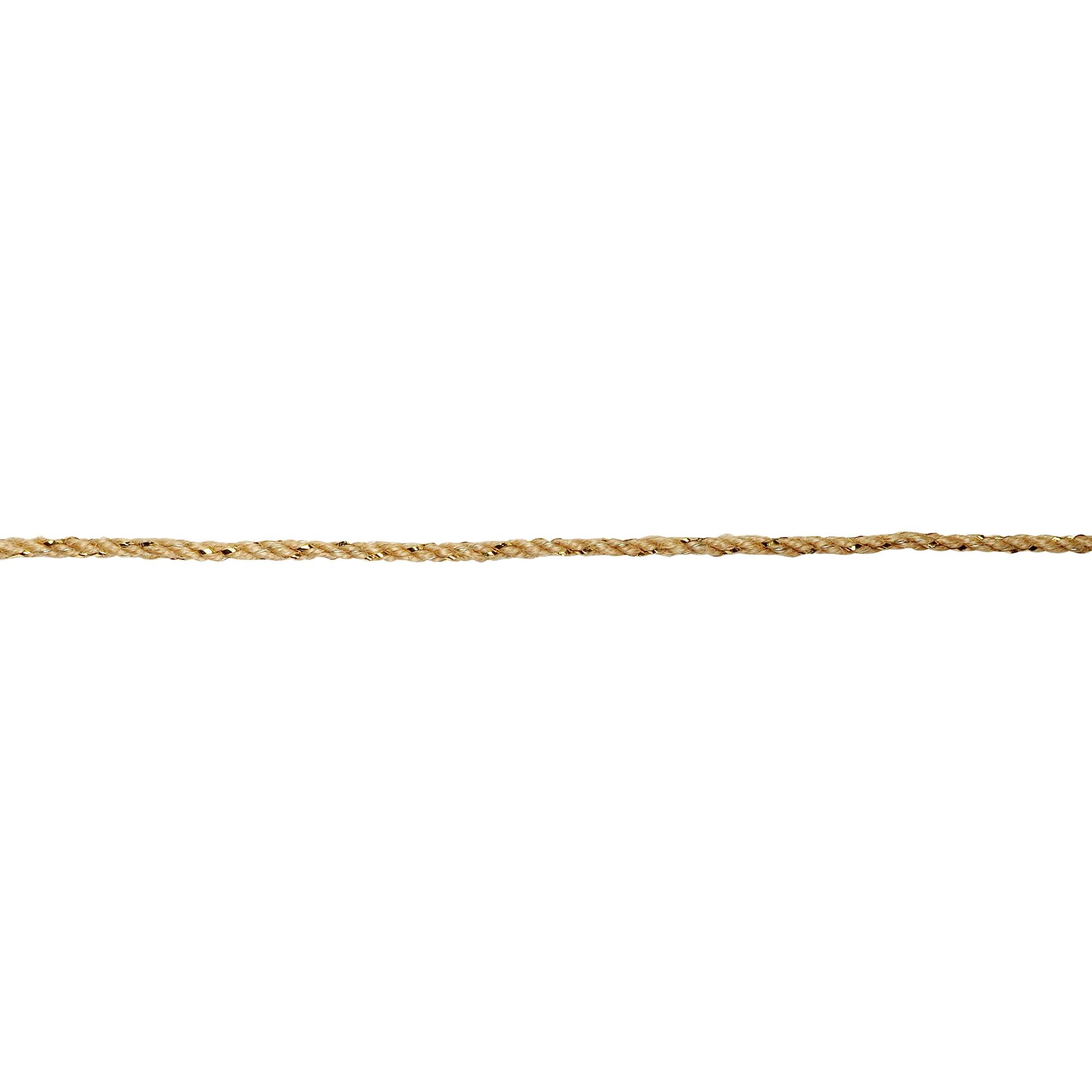 3.5mm x 5yd. Metallic Jute Wired Cording by Celebrate It™